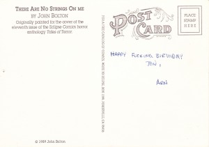 Birthday Postcard Back